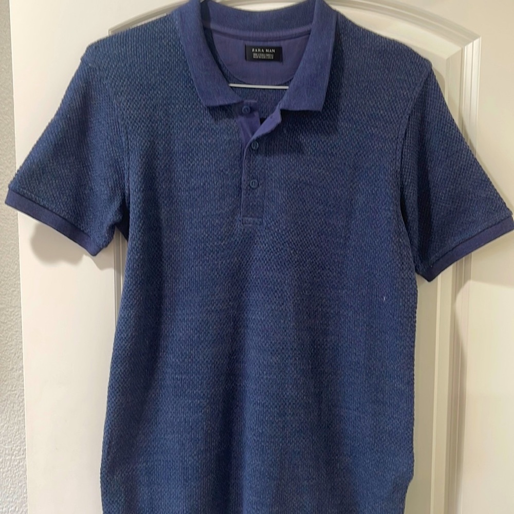 Zara mens slim fit polo